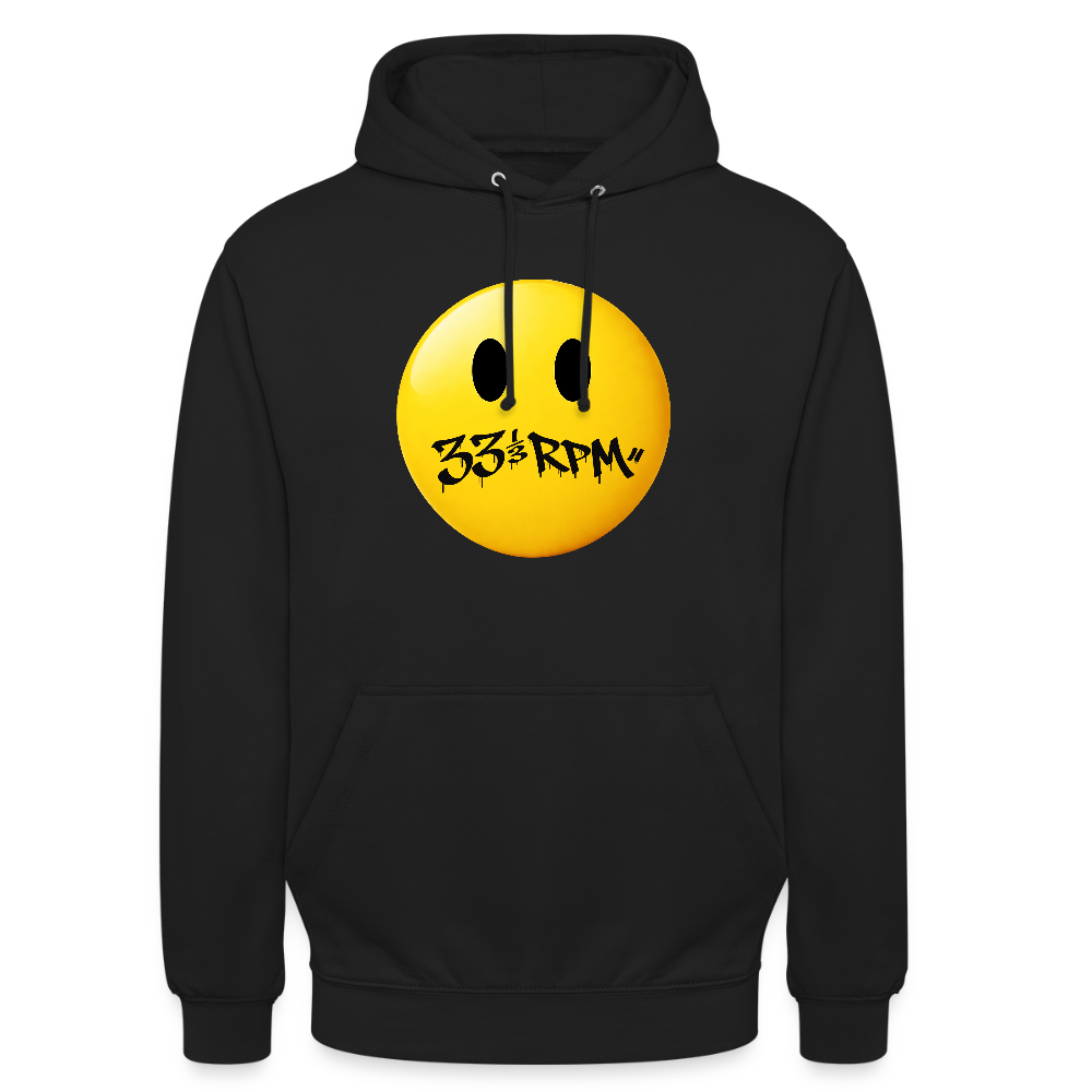 Turntable Grin, Luvtröja unisex - svart