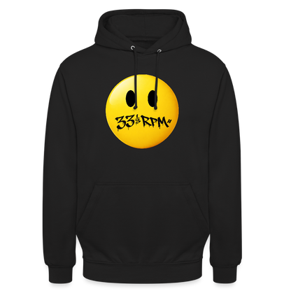 Turntable Grin, Luvtröja unisex - svart