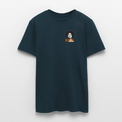 T-shirt unisex - Litet brösttryck - Litet brösttryck - marinblå