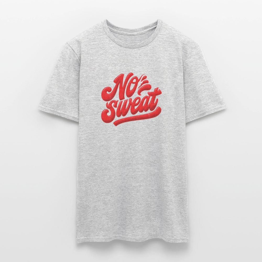 No sweat, T-shirt unisex - gråmelerad