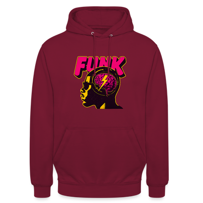 Funk Head, Luvtröja unisex - bordeaux