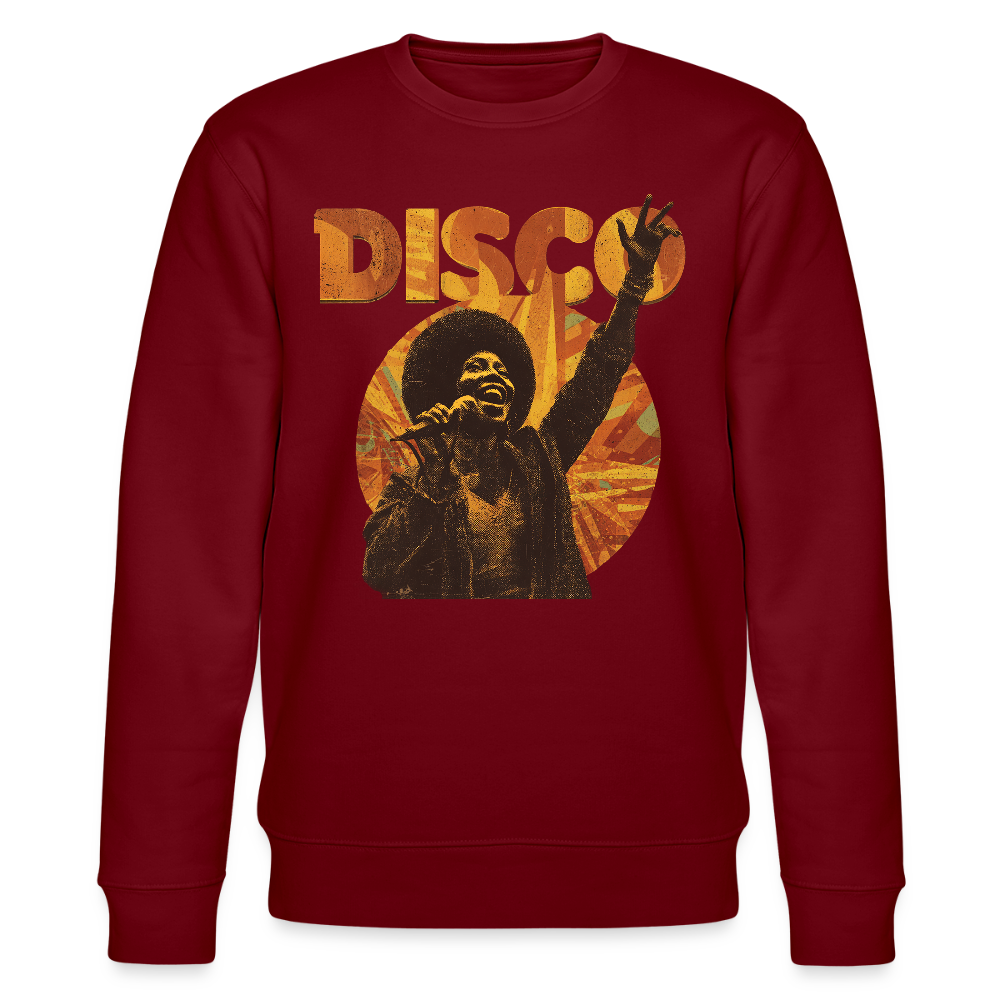 Boogie Soul, Ekologisk sweatshirt CHANGER unisex från Stanley/Stella - vinröd