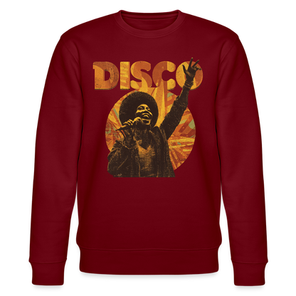 Boogie Soul, Ekologisk sweatshirt CHANGER unisex från Stanley/Stella - vinröd