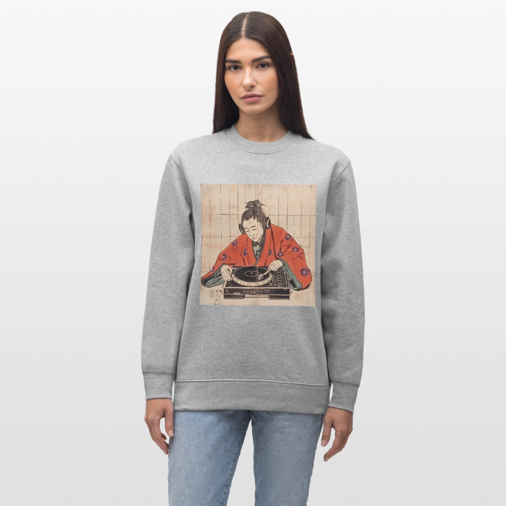 Echo från Edo, Ekologisk sweatshirt CHANGER unisex från Stanley/Stella - gråmelerad