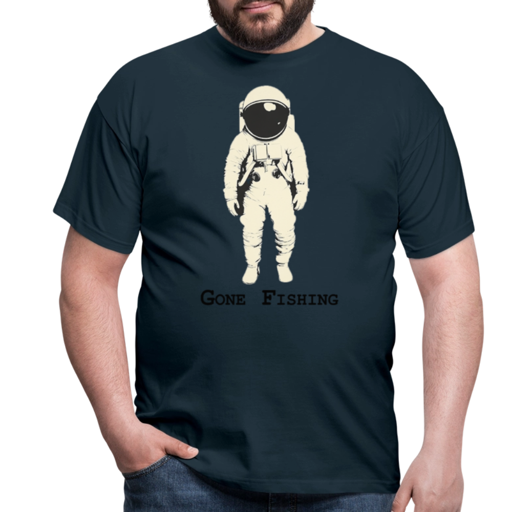 Drifting Beyond – Gone Fishing, T-shirt herr - marinblå