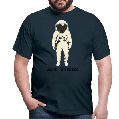 Drifting Beyond – Gone Fishing, T-shirt herr - marinblå