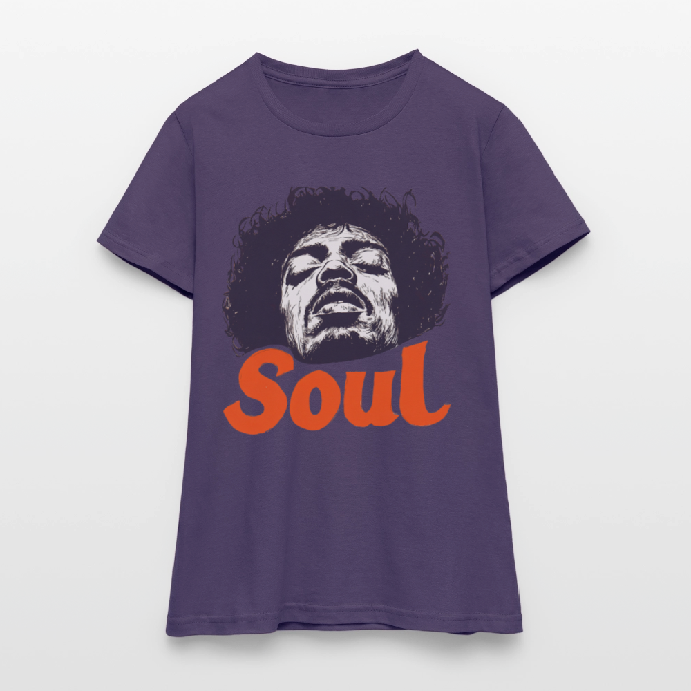 A Soul Awakening, T-shirt dam - mörklila