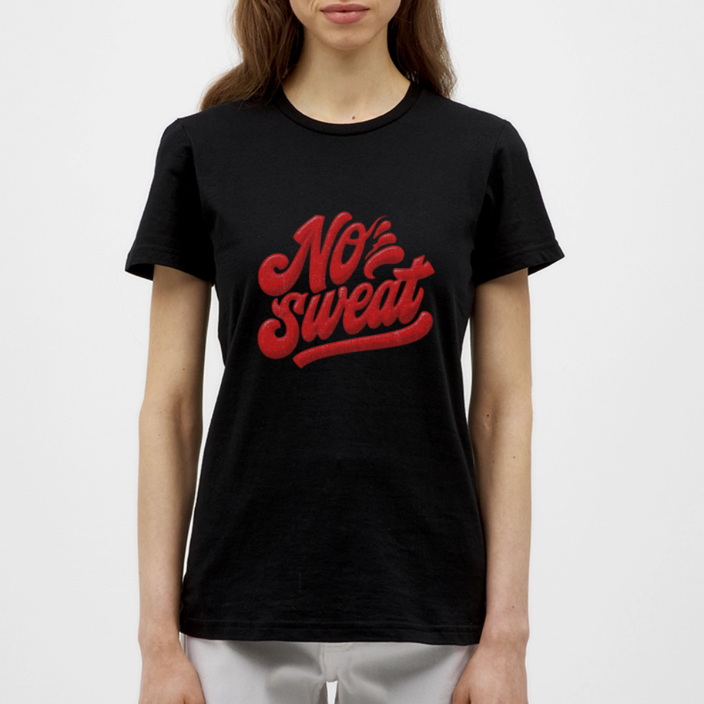 No Sweat, T-shirt dam - svart