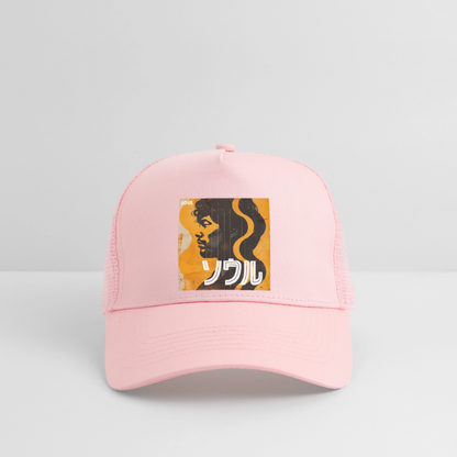 Nippon Grooves, Trucker Cap - ljusrosa