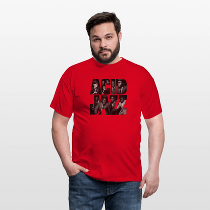 80s Club Jazzdance, T-shirt herr - röd