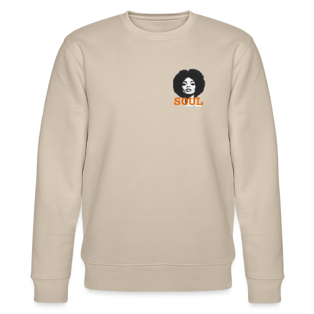 SOUL PWR, Ekologisk sweatshirt CHANGER unisex från Stanley/Stella - beige