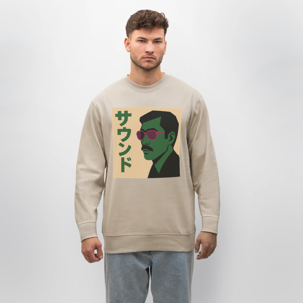 Nippon Sound, Ekologisk sweatshirt CHANGER unisex från Stanley/Stella - beige