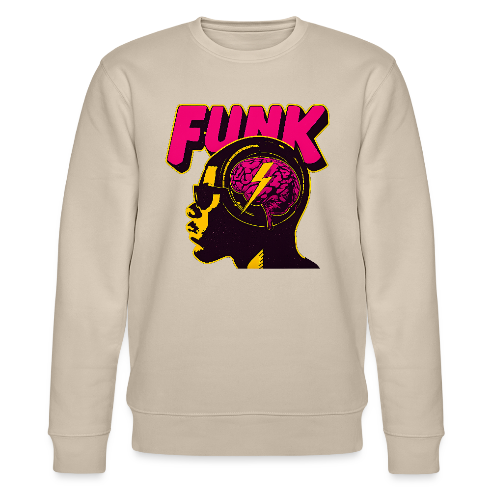 Funk Head, Ekologisk sweatshirt CHANGER unisex från Stanley/Stella - beige