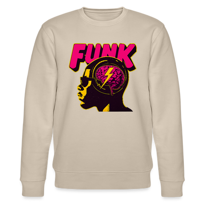 Funk Head, Ekologisk sweatshirt CHANGER unisex från Stanley/Stella - beige