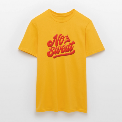 No sweat, T-shirt unisex - gul