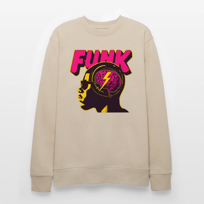 Funk Head, Ekologisk sweatshirt CHANGER unisex från Stanley/Stella - beige