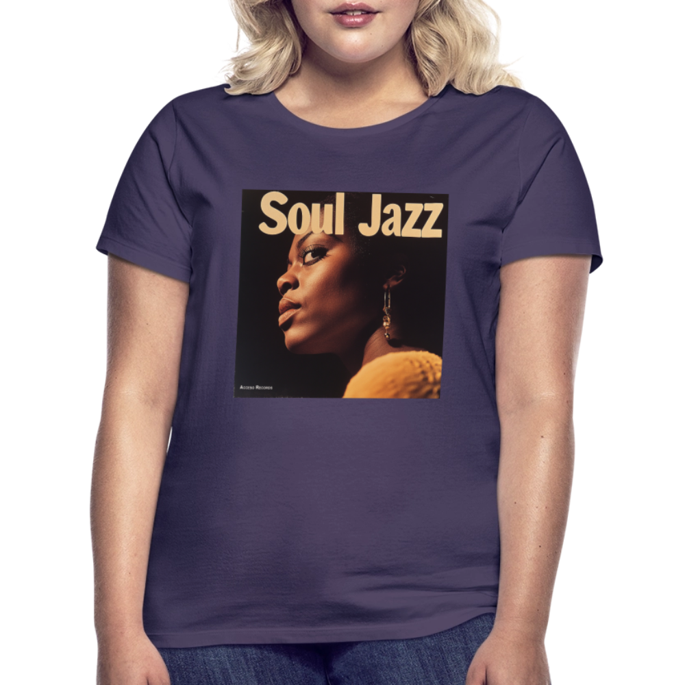 Acceso's Soul Groove: Jazz with a Beat, T-shirt dam - mörklila