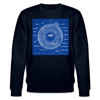 Kind of Blueprint, Ekologisk sweatshirt CHANGER unisex från Stanley/Stella - marinblått