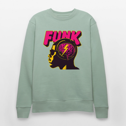 Funk Head, Ekologisk sweatshirt CHANGER unisex från Stanley/Stella - ljus grågrön
