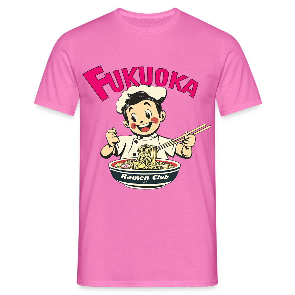 Fukuoka Ramen Club, T-shirt herr - rosa