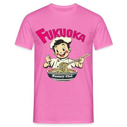 Fukuoka Ramen Club, T-shirt herr - rosa