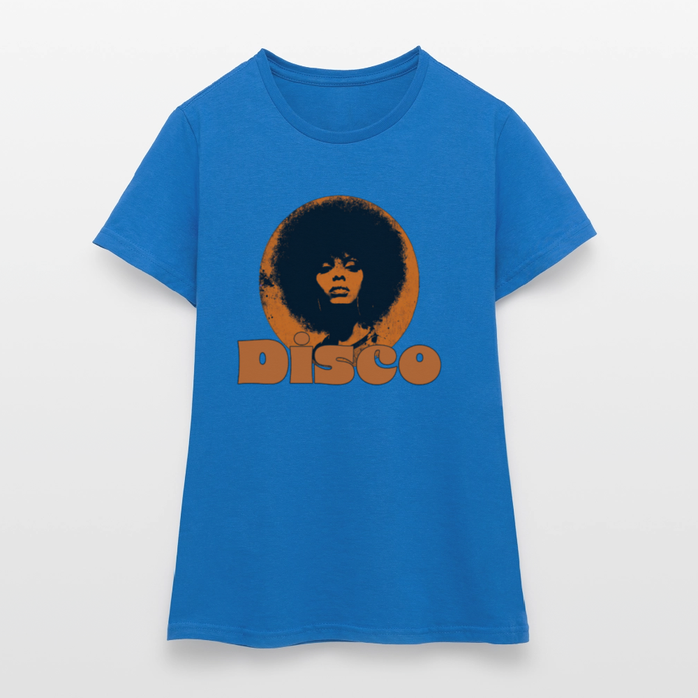 Disco Inferna, T-shirt dam - royalblå