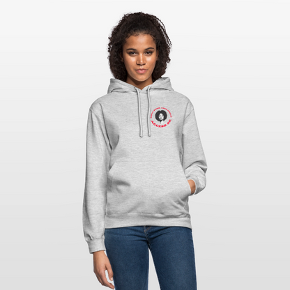 Where Music Lives – Powered by Acceso Family (small print), Luvtröja unisex - ljusgråmelerad