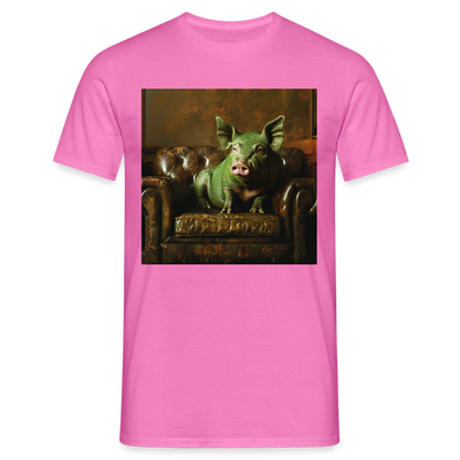 Grön Elegans, T-shirt herr - rosa