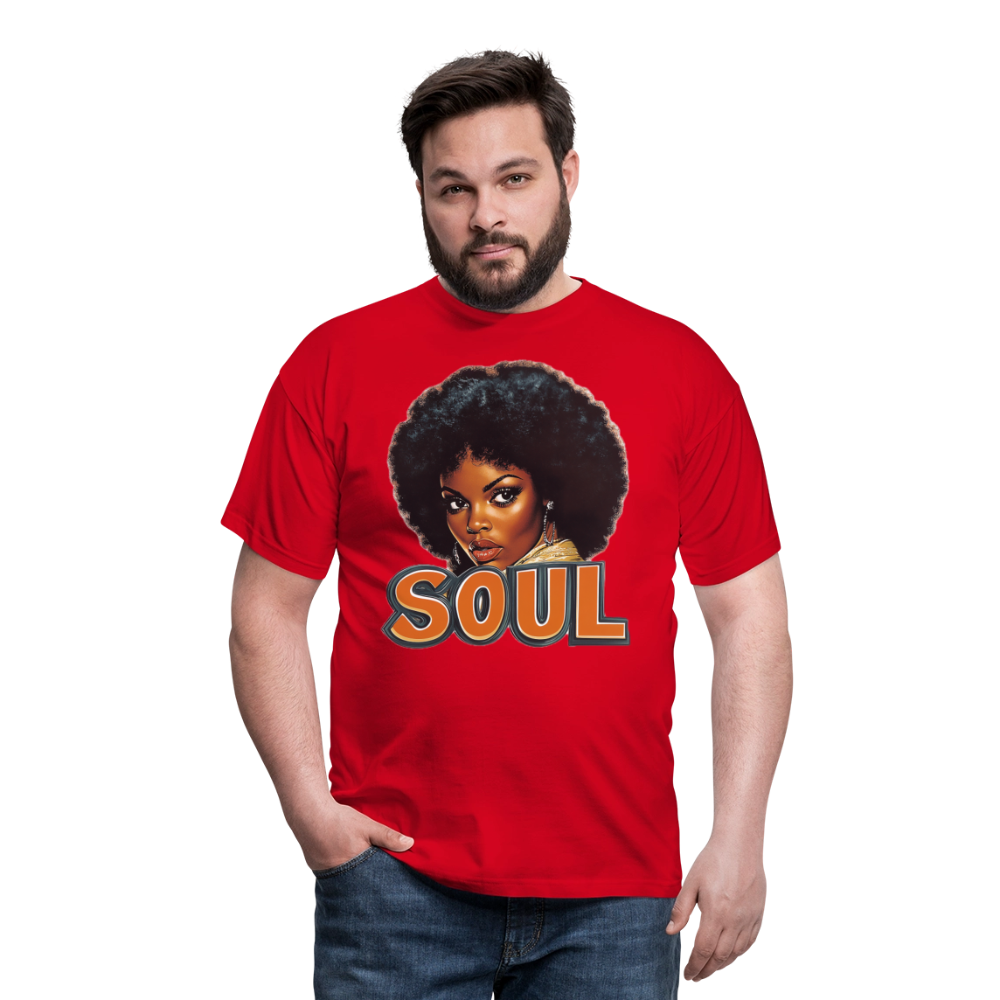 Soulful Vibes, T-shirt herr - röd