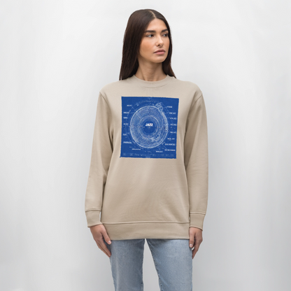 Kind of Blueprint, Ekologisk sweatshirt CHANGER unisex från Stanley/Stella - beige
