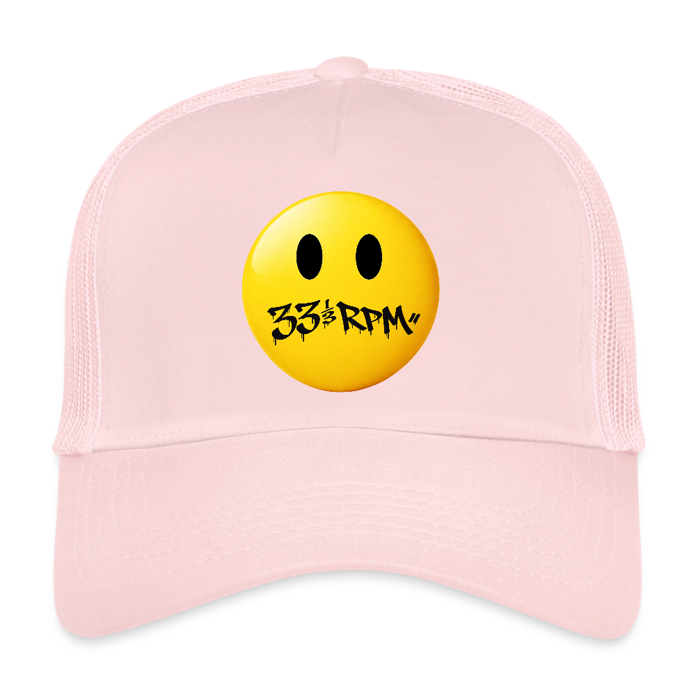 Turntable Grin, Trucker Cap - ljusrosa