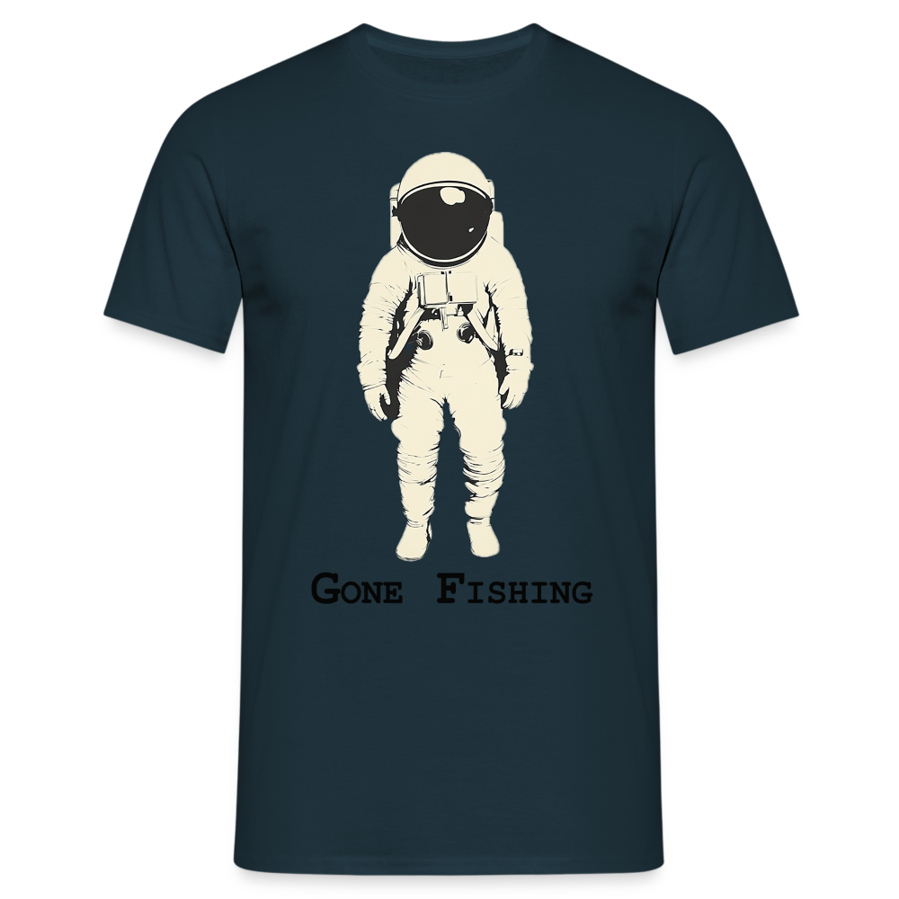 Drifting Beyond – Gone Fishing, T-shirt herr - marinblå