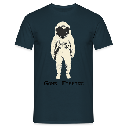 Drifting Beyond – Gone Fishing, T-shirt herr - marinblå