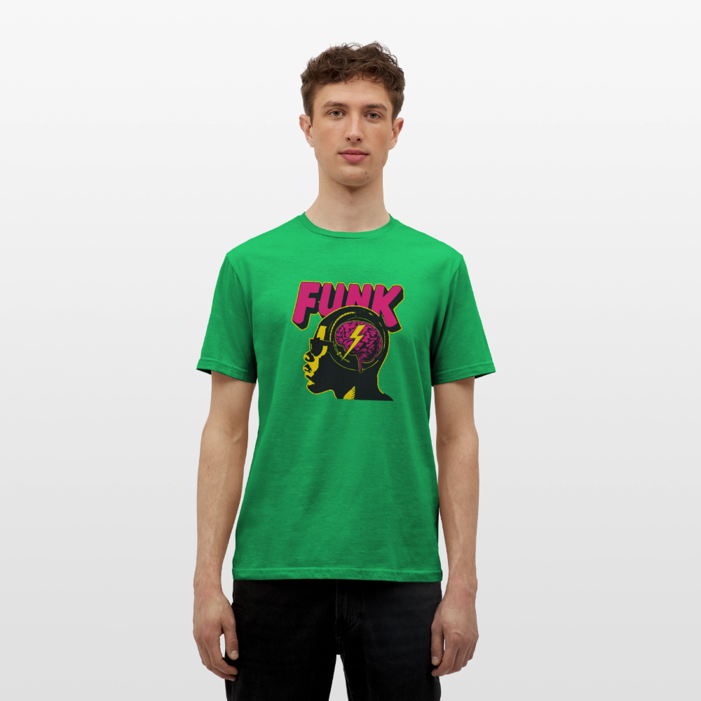 Funk Head, T-shirt herr - kellygrön