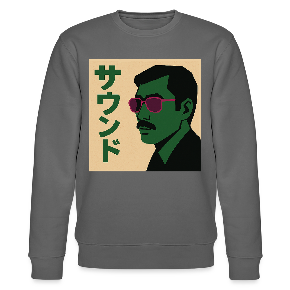 Nippon Sound, Ekologisk sweatshirt CHANGER unisex från Stanley/Stella - kolgrå