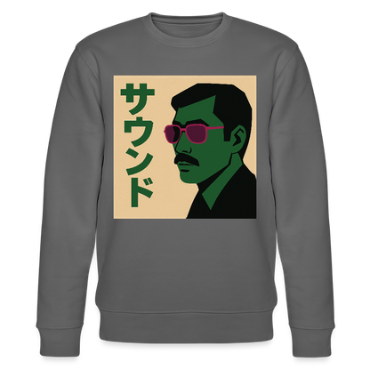 Nippon Sound, Ekologisk sweatshirt CHANGER unisex från Stanley/Stella - kolgrå