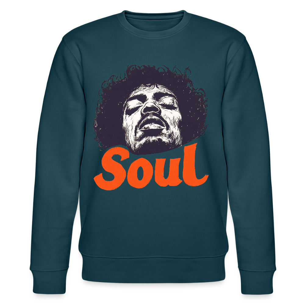 A Soul Awakening, Ekologisk sweatshirt CHANGER unisex från Stanley/Stella - mörk petrol