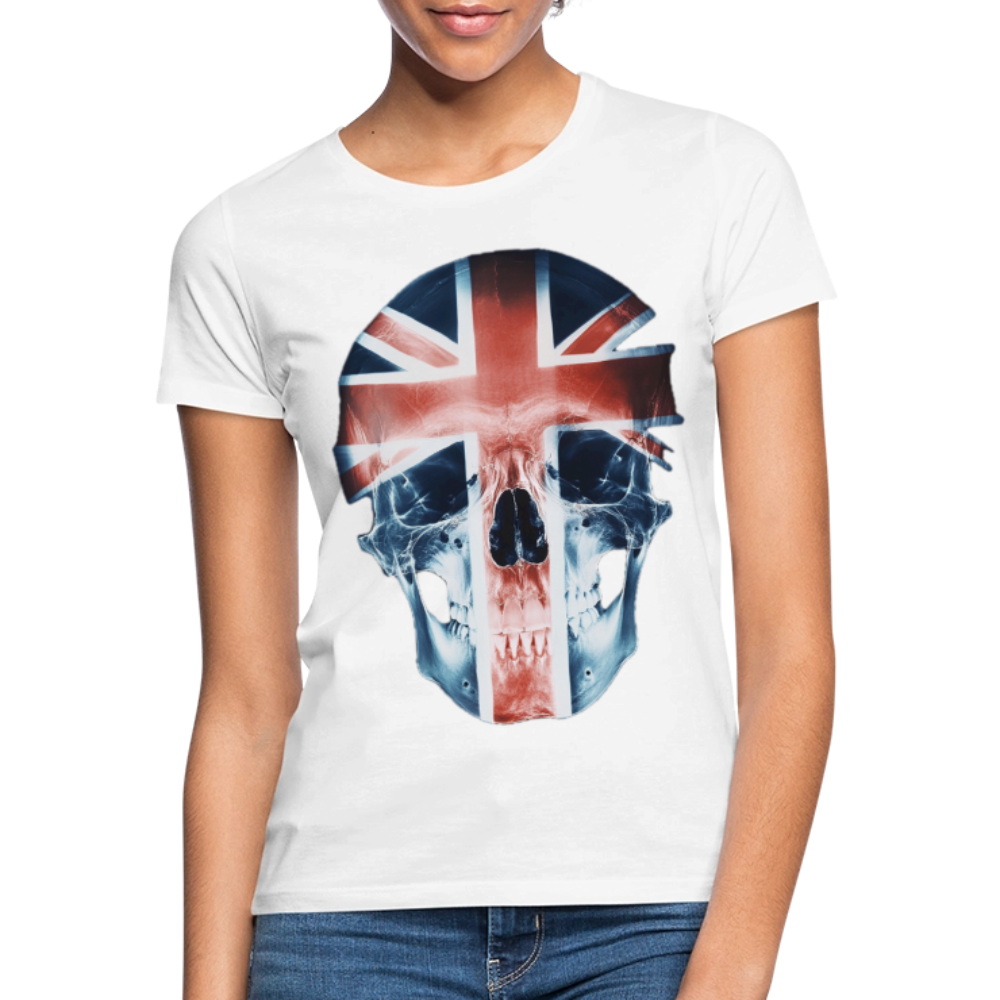 God Save the Skull, T-shirt dam - vit