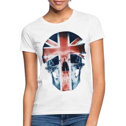 God Save the Skull, T-shirt dam - vit