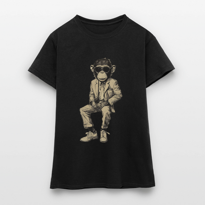 Mod Monkey, T-shirt dam - svart