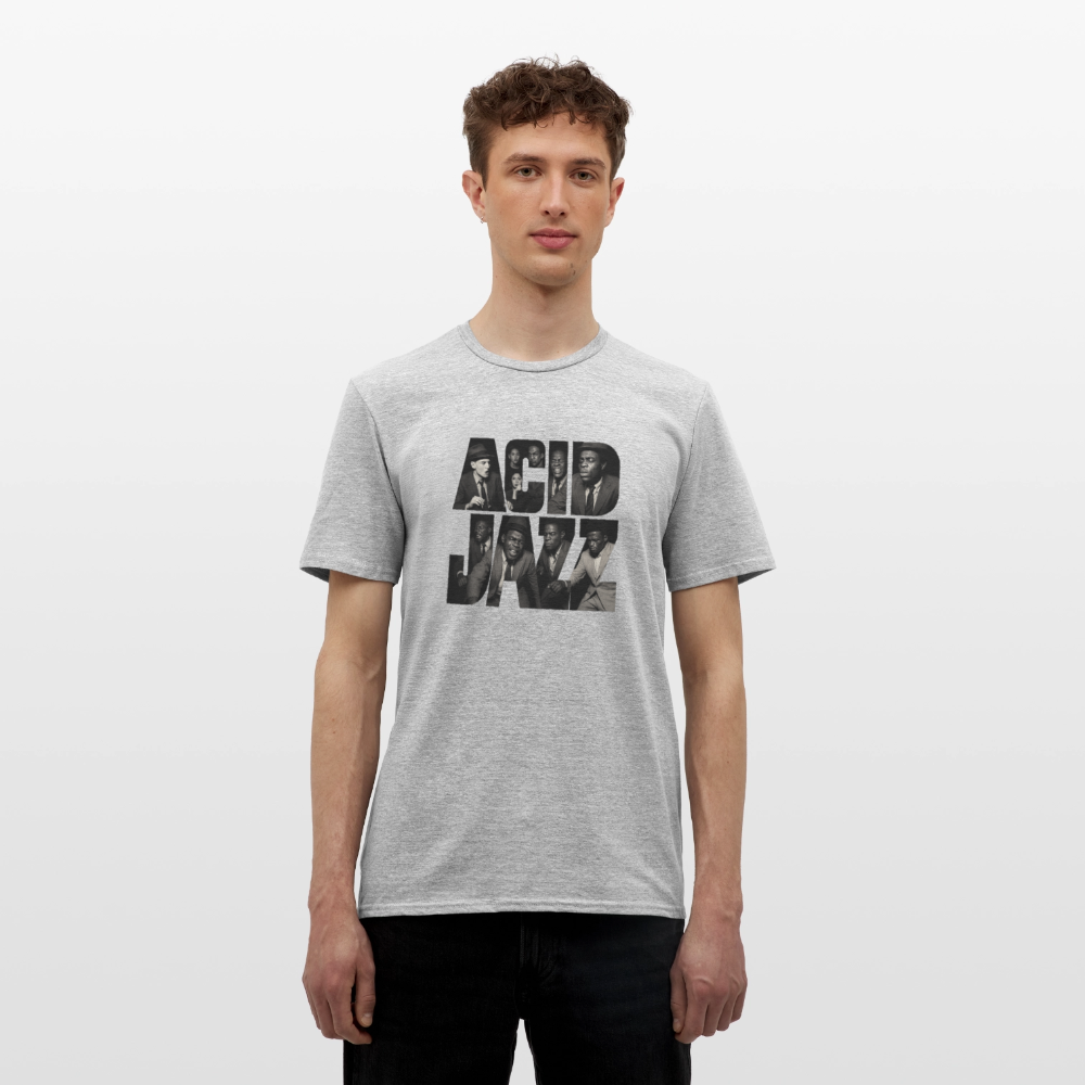 80s Club Jazzdance, T-shirt herr - gråmelerad