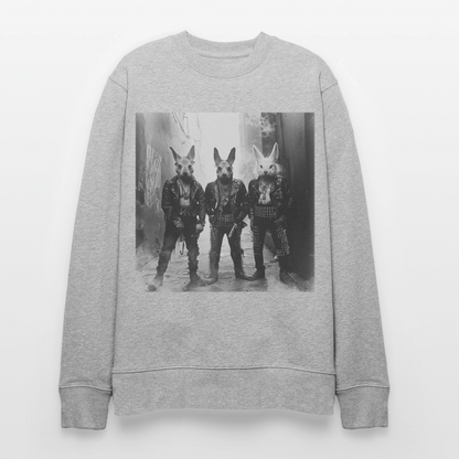 The Hare Raisers, Ekologisk sweatshirt CHANGER unisex från Stanley/Stella - gråmelerad