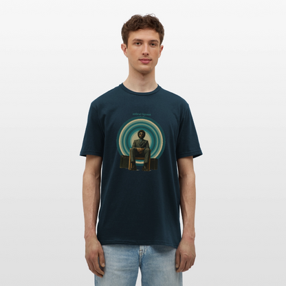 The Creator Has a Free Jazz Plan, T-shirt unisex - marinblå