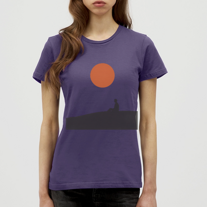 Under the sun, T-shirt dam - mörklila