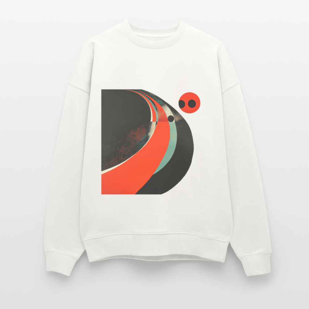 Distant Vinyl Dreams, Ekologisk oversizetröja RADDER unisex från Stanley/Stella - OFF WHITE