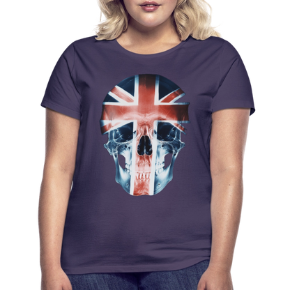 God Save the Skull, T-shirt dam - mörklila