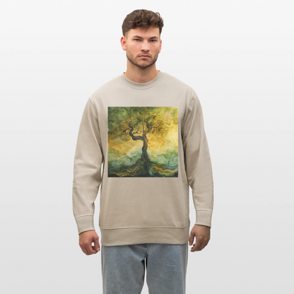 Trädets visdom, Ekologisk sweatshirt CHANGER unisex från Stanley/Stella - beige