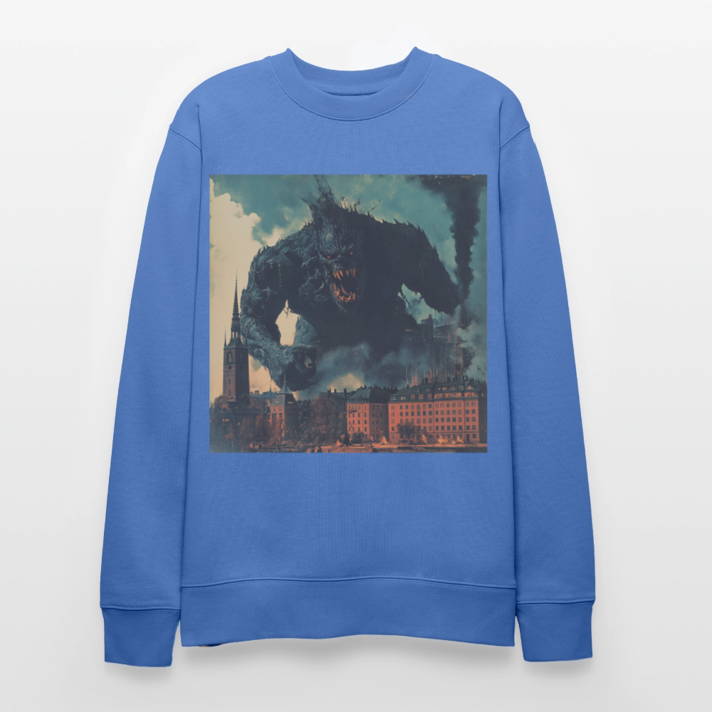 Helvetesstorm över Staden, Ekologisk sweatshirt CHANGER unisex från Stanley/Stella - blå