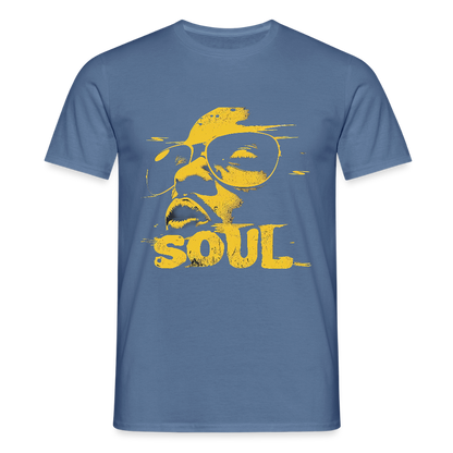 Funky Soul, T-shirt herr - duvblå 