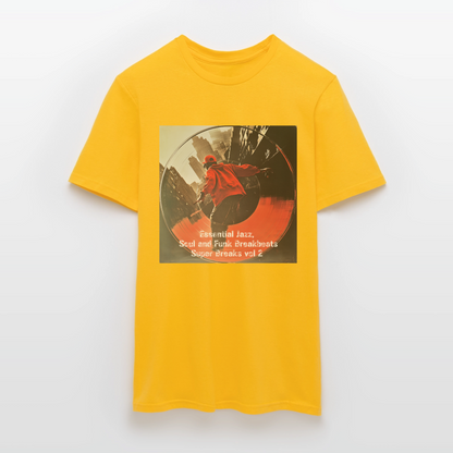 Super Breaks vol 2, T-shirt herr - gul